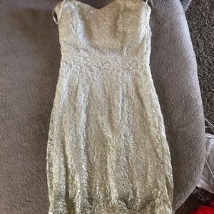 Homecoming strapless dress